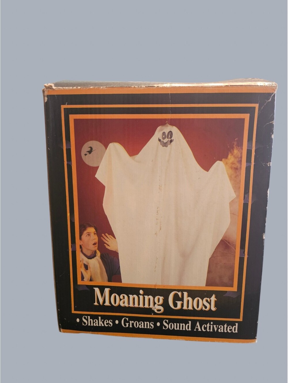 Vintage Gemmy Industries Moaning Ghost Animated Halloween Prop 1995 Original Box